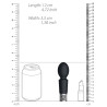 Royal Gems Mini Wand BRILLIANT 12cm Noir
